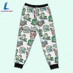 Custom Disney Magic Characters Green Team Pajamas - Movie Cartoon Holiday Pajamas