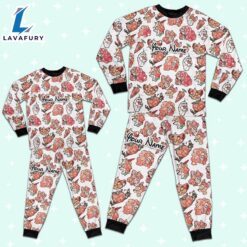 Custom Disney Magic Characters Orange Team Pajamas - Movie Cartoon Holiday Pajamas