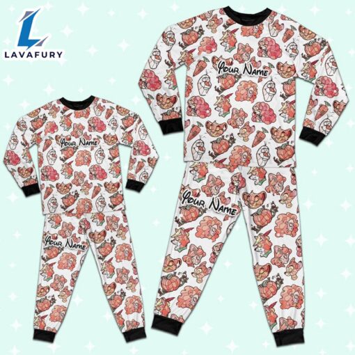 Custom Disney Magic Characters Orange Team Pajamas – Movie Cartoon Holiday Pajamas