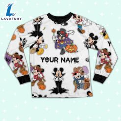 Custom Disney Mickey Halloween Cosplay Simple Pajamas Set - Movie Cartoon Holiday Pajamas