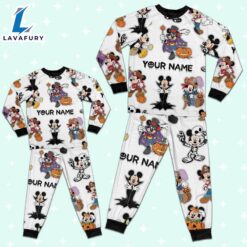 Custom Disney Mickey Halloween Cosplay Simple Pajamas Set - Movie Cartoon Holiday Pajamas