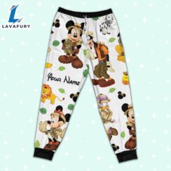 Custom Disney Mickey Safari Colorful Pajamas Set - Movie Cartoon Holiday Pajamas