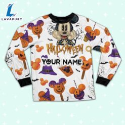 Custom Disney Minnie Halloween Pumpkin Simple Pajamas - Movie Cartoon Holiday Pajamas