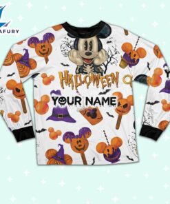 Custom Disney Minnie Halloween Pumpkin Simple Pajamas - Movie Cartoon Holiday Pajamas