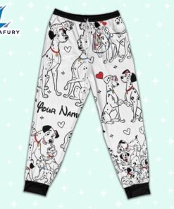 Custom Disney Mother and Father Day 101 Dalmatians Colorful Pajamas - Family Disneyland Matching Pajamas Set