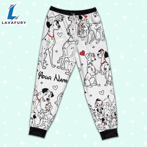 Custom Disney Mother and Father Day 101 Dalmatians Colorful Pajamas – Family Disneyland Matching Pajamas Set