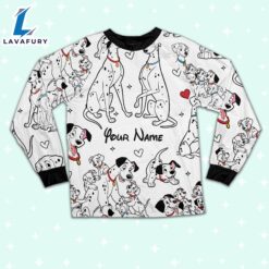 Custom Disney Mother and Father Day 101 Dalmatians Colorful Pajamas - Family Disneyland Matching Pajamas Set