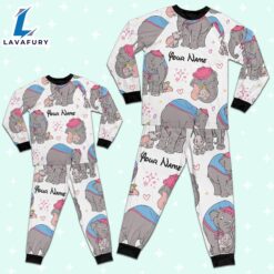 Custom Disney Mother Day Dumbo and Jumbo Colorful Pajamas - Movie Cartoon Holiday Pajamas