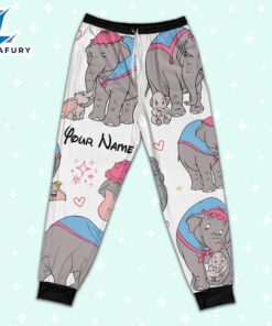 Custom Disney Mother Day Dumbo and Jumbo Colorful Pajamas - Movie Cartoon Holiday Pajamas