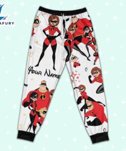 Custom Disney Mother Day Elastigirl the Incredibles Colorful Pajamas - Family Disneyland Matching Pajamas Set