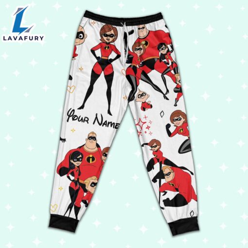 Custom Disney Mother Day Elastigirl the Incredibles Colorful Pajamas – Family Disneyland Matching Pajamas Set