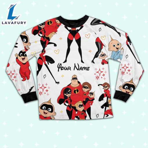 Custom Disney Mother Day Elastigirl the Incredibles Colorful Pajamas – Family Disneyland Matching Pajamas Set