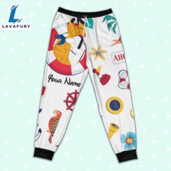 Custom Disney Pluto Cruise Trip Colorful Pajamas - Movie Cartoon Holiday Pajamas