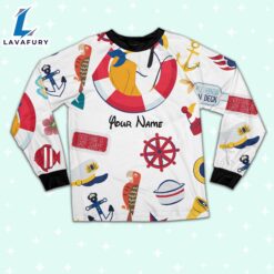 Custom Disney Pluto Cruise Trip Colorful Pajamas - Movie Cartoon Holiday Pajamas