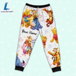 Custom Disney Pooh and Friends Colorful Pajamas - Movie Cartoon Holiday Pajamas