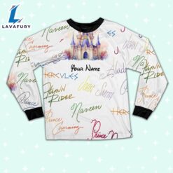 Custom Disney Prince Signatures Colorful Pajamas - Movie Cartoon Holiday Pajamas