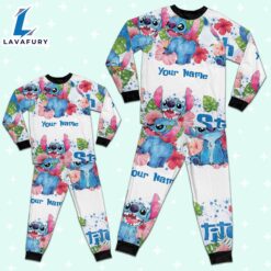 Custom Disney Stitch Hot Colorful Pajamas - Movie Cartoon Holiday Pajamas