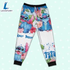 Custom Disney Stitch Hot Colorful Pajamas - Movie Cartoon Holiday Pajamas