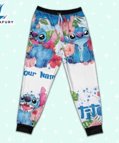 Custom Disney Stitch Hot Colorful Pajamas - Movie Cartoon Holiday Pajamas