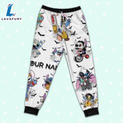 Custom Disney Stitch Ultimate Nightmare Colorful Simple Pajamas - Movie Cartoon Holiday Pajamas