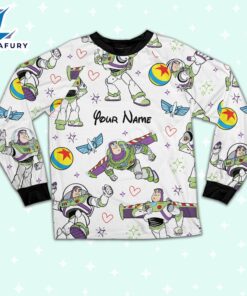 Custom Disney Toy Story Buzz Lightyear Colorful Pajamas - Family Disneyland Matching Pajamas Set