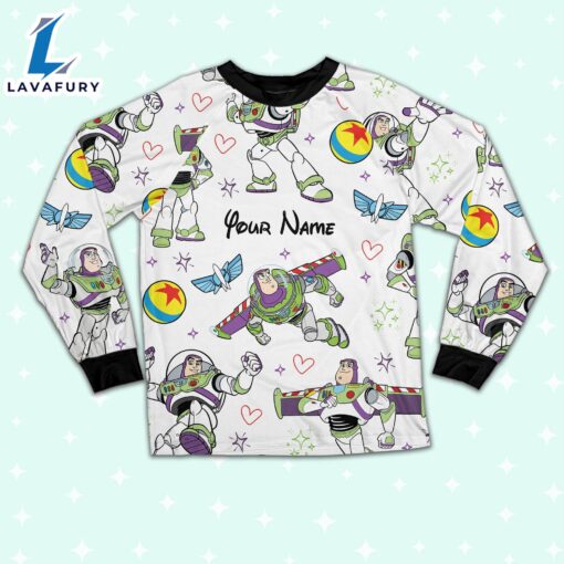 Custom Disney Toy Story Buzz Lightyear Colorful Pajamas – Family Disneyland Matching Pajamas Set