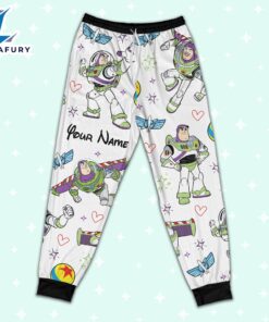 Custom Disney Toy Story Buzz Lightyear Colorful Pajamas - Family Disneyland Matching Pajamas Set