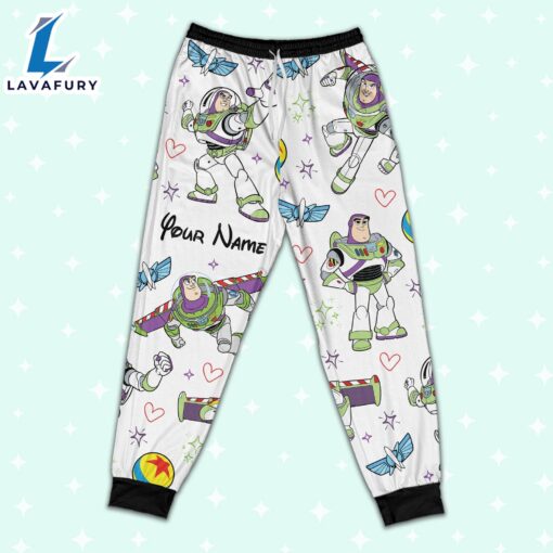 Custom Disney Toy Story Buzz Lightyear Colorful Pajamas – Family Disneyland Matching Pajamas Set