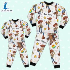 Custom Disney Toy Story Woody Colorful Pajamas - Family Disneyland Matching Pajamas Set