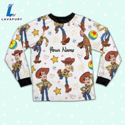 Custom Disney Toy Story Woody Colorful Pajamas - Family Disneyland Matching Pajamas Set