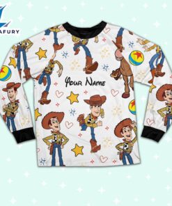 Custom Disney Toy Story Woody Colorful Pajamas - Family Disneyland Matching Pajamas Set