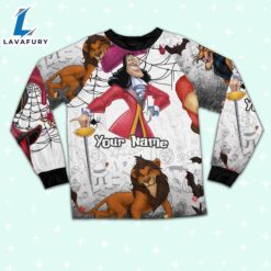 Custom Disney Villain Power Colorful Pajamas - Movie Cartoon Holiday Pajamas