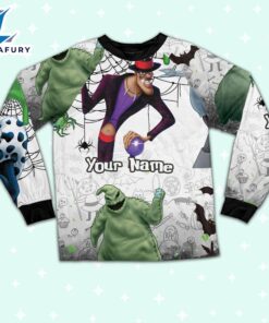 Custom Disney Villain Trickster Colorful Pajamas - Movie Cartoon Holiday Pajamas