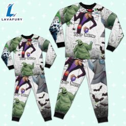 Custom Disney Villain Trickster Colorful Pajamas - Movie Cartoon Holiday Pajamas