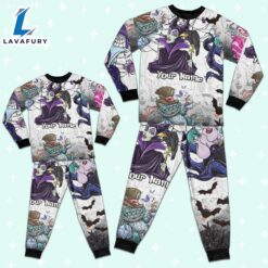 Custom Disney Villainess Witches Colorful Pajamas - Movie Cartoon Holiday Pajamas