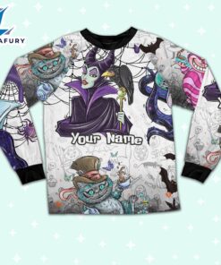 Custom Disney Villainess Witches Colorful Pajamas - Movie Cartoon Holiday Pajamas