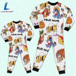 Custom Disney Winnie the Pooh Andn Friends Simple Pajamas - Movie Cartoon Holiday Pajamas