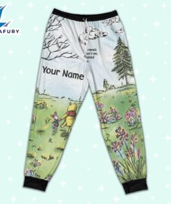 Custom Disney Winnie the Pooh Artwork Colorful Pajamas - Movie Cartoon Holiday Pajamas