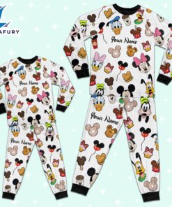 Custom Disneyland Trip Mickey Colorful Pajamas - Family Disneyland Matching Pajamas Set