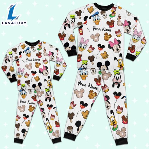 Custom Disneyland Trip Mickey Colorful Pajamas – Family Disneyland Matching Pajamas Set