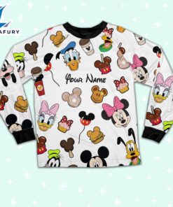 Custom Disneyland Trip Mickey Colorful Pajamas - Family Disneyland Matching Pajamas Set