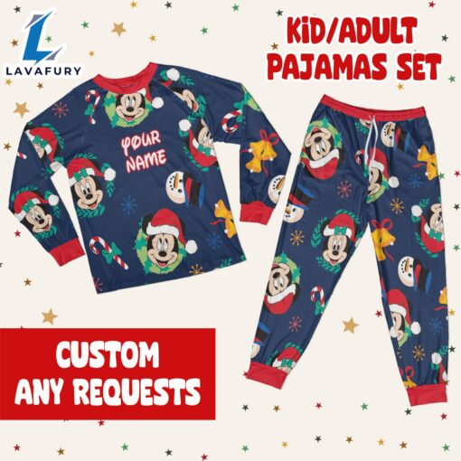 Custom Mickey Friends Pajamas Set – Family Disneyland Matching Pajamas Set