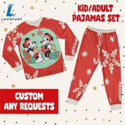 Custom Mickey Minnie Pajamas Set - Family Disneyland Matching Pajamas Set