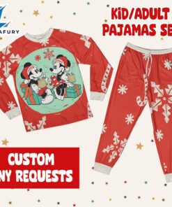 Custom Mickey Minnie Pajamas Set…