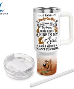 Custom Name A Scooby Doo Printed Tumbler