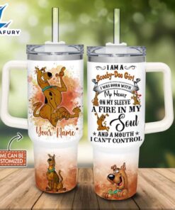 Custom Name A Scooby Doo Printed Tumbler