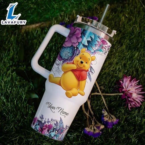 Custom Name Just Pooh Printed Tumbler