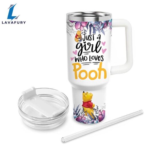 Custom Name Just Pooh Printed Tumbler