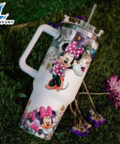 Custom Name Minnie Mouse Printed Tumbler