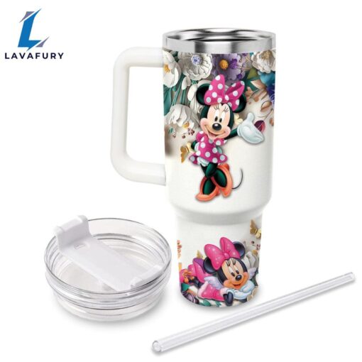 Custom Name Minnie Mouse Printed Tumbler